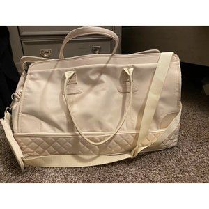 Weekender Overnight Bag for Women, Large Travel Duffle Bag with Shoe Compartment